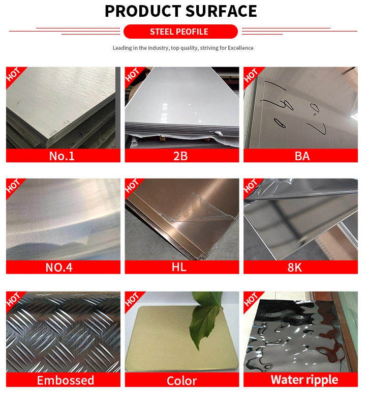 ASTM JIS SUS Cold Rolled /Hot Rolled 2mm 3mm 5mm Thick 904L 2205 2507 2101 Duplex Stainless Steel Sheet for Decoration Materials