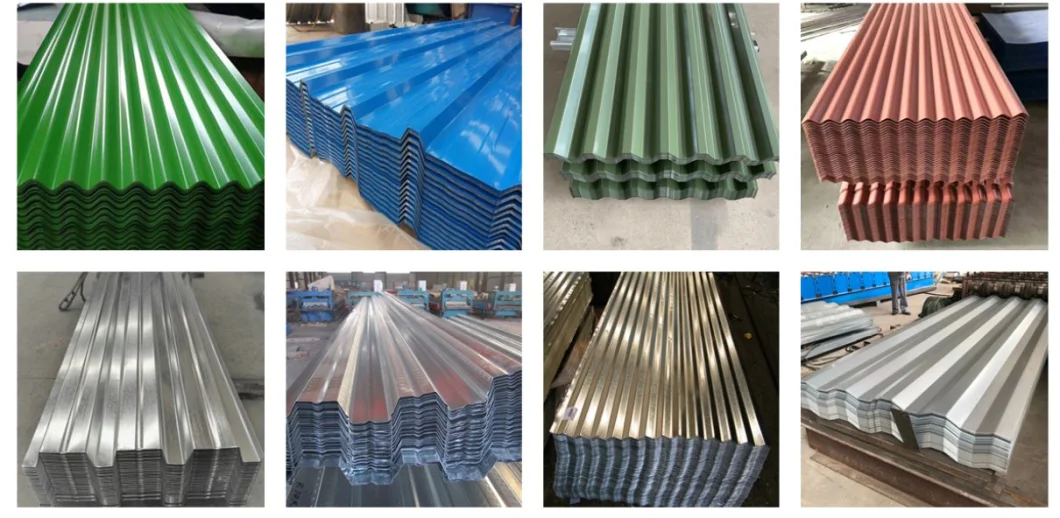 SGCC Dx51d PPGI PPGL Prepainted Galvanized Corrugated Steel Sheet Roofing Sheet