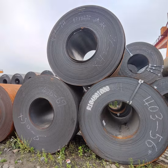 Werksseitig warmgewalzte Kohlenstoffstahlblech-Plattenspule Q195/Q215/Q235/Q255/Q275/Q355/Ss400